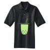 Heavyweight Cotton Pique Polo with Pocket Thumbnail