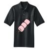 Heavyweight Cotton Pique Polo with Pocket Thumbnail