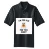 Heavyweight Cotton Pique Polo with Pocket Thumbnail