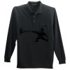 Long Sleeve Silk Touch Polo with Pocket Thumbnail