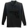 Long Sleeve Silk Touch Polo with Pocket Thumbnail