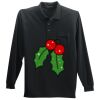 Long Sleeve Silk Touch Polo with Pocket Thumbnail