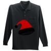 Long Sleeve Silk Touch Polo with Pocket Thumbnail