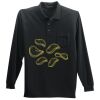 Long Sleeve Silk Touch Polo with Pocket Thumbnail