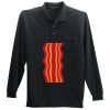 Long Sleeve Silk Touch Polo with Pocket Thumbnail