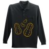Long Sleeve Silk Touch Polo with Pocket Thumbnail