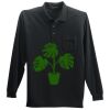 Long Sleeve Silk Touch Polo with Pocket Thumbnail