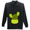 Long Sleeve Silk Touch Polo with Pocket Thumbnail