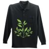 Long Sleeve Silk Touch Polo with Pocket Thumbnail