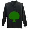 Long Sleeve Silk Touch Polo with Pocket Thumbnail