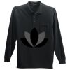 Long Sleeve Silk Touch Polo with Pocket Thumbnail