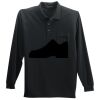 Long Sleeve Silk Touch Polo with Pocket Thumbnail