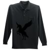 Long Sleeve Silk Touch Polo with Pocket Thumbnail