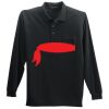 Long Sleeve Silk Touch Polo with Pocket Thumbnail