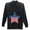 Long Sleeve Silk Touch Polo with Pocket Thumbnail