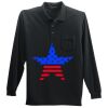 Long Sleeve Silk Touch Polo with Pocket Thumbnail