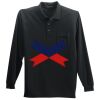 Long Sleeve Silk Touch Polo with Pocket Thumbnail