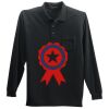 Long Sleeve Silk Touch Polo with Pocket Thumbnail