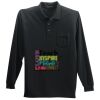 Long Sleeve Silk Touch Polo with Pocket Thumbnail