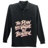 Long Sleeve Silk Touch Polo with Pocket Thumbnail