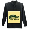 Long Sleeve Silk Touch Polo with Pocket Thumbnail