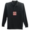 Long Sleeve Silk Touch Polo with Pocket Thumbnail