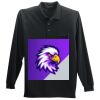 Long Sleeve Silk Touch Polo with Pocket Thumbnail