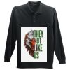 Long Sleeve Silk Touch Polo with Pocket Thumbnail