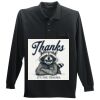 Long Sleeve Silk Touch Polo with Pocket Thumbnail