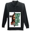 Long Sleeve Silk Touch Polo with Pocket Thumbnail