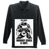 Long Sleeve Silk Touch Polo with Pocket Thumbnail