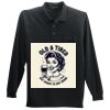 Long Sleeve Silk Touch Polo with Pocket Thumbnail