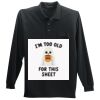 Long Sleeve Silk Touch Polo with Pocket Thumbnail
