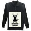 Long Sleeve Silk Touch Polo with Pocket Thumbnail