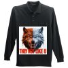 Long Sleeve Silk Touch Polo with Pocket Thumbnail