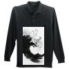 Long Sleeve Silk Touch Polo with Pocket Thumbnail