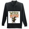 Long Sleeve Silk Touch Polo with Pocket Thumbnail