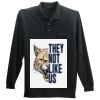 Long Sleeve Silk Touch Polo with Pocket Thumbnail