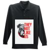 Long Sleeve Silk Touch Polo with Pocket Thumbnail