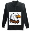 Long Sleeve Silk Touch Polo with Pocket Thumbnail