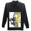 Long Sleeve Silk Touch Polo with Pocket Thumbnail