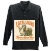 Long Sleeve Silk Touch Polo with Pocket Thumbnail