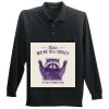Long Sleeve Silk Touch Polo with Pocket Thumbnail