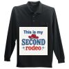 Long Sleeve Silk Touch Polo with Pocket Thumbnail