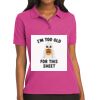 Women's Silk Touch Polo Thumbnail