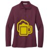 Women's Silk Touch Long Sleeve Polo Thumbnail