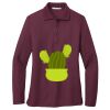 Women's Silk Touch Long Sleeve Polo Thumbnail