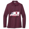Women's Silk Touch Long Sleeve Polo Thumbnail