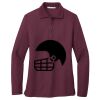 Women's Silk Touch Long Sleeve Polo Thumbnail