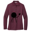 Women's Silk Touch Long Sleeve Polo Thumbnail